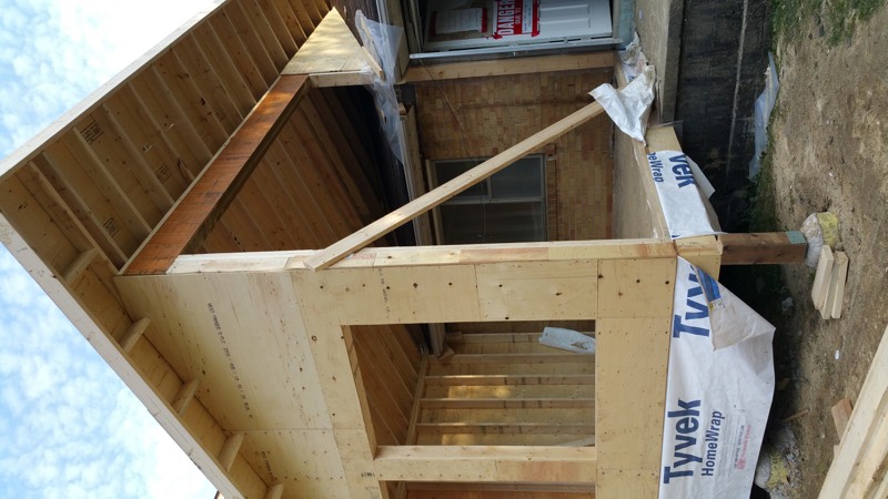 Bungalow addition and exterior rebuild