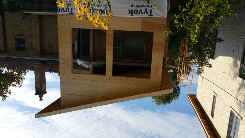 Bungalow addition and exterior rebuild