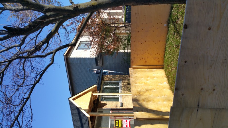 Bungalow addition and exterior rebuild